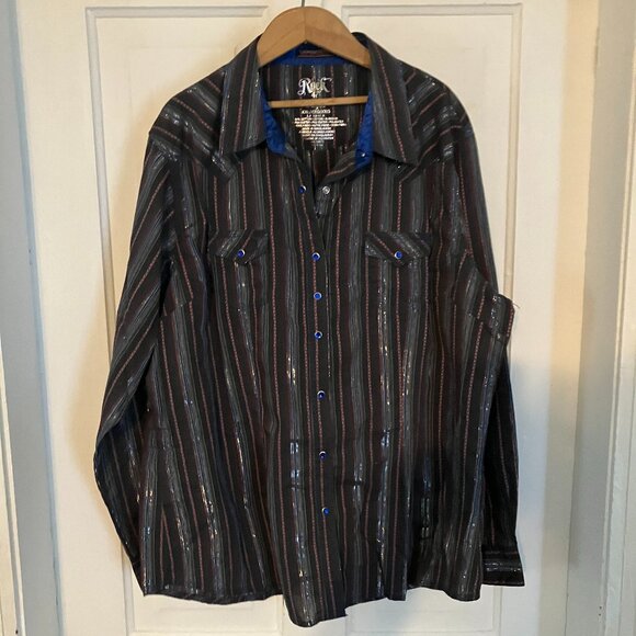 Rock 47 By Wrangler Other - Snazzy Western Shirt Size XXL